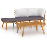  4-dijelna vrtna garnitura s jastucima masivno bagremovo drvo | shoptok.hr