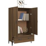  Komoda boja smeđeg hrasta 70 x 31 x 115 cm konstruirano drvo | shoptok.hr