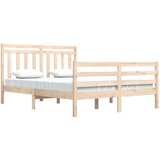 Posteljni okvir iz trdnega lesa 140x200 cm, (20643507) | Shoptok.si