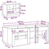  visoka postelja z omaro, 90×190 cm, inženirski les, bela, 3423422 | Shoptok.si