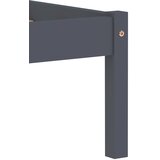  Okvir za krevet od masivne borovine sivi 140 x 200 cm | Shoptok.si
