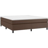  Box spring posteljni okvir rjav 160x200 cm umetno usnje, (20792208) | Shoptok.si