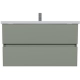 OMEGA PANELI kupaonski ormarić soft gap, 100 cm, mat zeleni | shoptok.hr