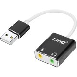 LINQ USB zvočna kartica: 3,5mm priključek, mikrofon, slušalke, Bela / Črna, (5000220111) Cene