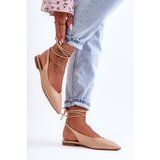 Boto Women's Lace Ballet Flats Nude Lilly Ann | ePonuda.com