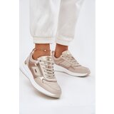 EVENTO Leather Sports Shoes Sneakers Women With Zipper Beige Lilimia | shoptok.hr