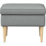  Stolica za noge Svjetlosiva 55 x 35 x 41 cm Poliester | Eponuda.ba
