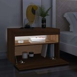 TV omarica z LED lučkami rjavi hrast 60x35x40 cm, (20732454) | Shoptok.si
