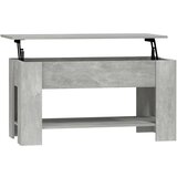 Maison Chic Klubska mizica - kavna mizica - Nizka mizica betonsko siva 101x49x52 cm inženirski les, (21754798) | Shoptok.si