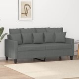 vidaXL Dvosed temno siv 140 cm blago Cene