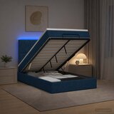  od pjene s madracem i LED-om Plava 120 x 190 cm Tkanina | shoptok.hr
