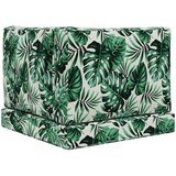  Jastuk za vanjsku sofU 3 pcs Uzorak lista Poliester | shoptok.hr