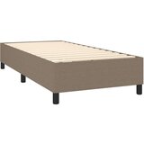  Box spring postelja z vzmetnico taupe 100x200 cm blago, (20894759) | Shoptok.si