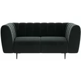 Ghado tamnosiva baršunasta sofa Shel, 170 cm