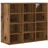 vidaXL Omara za čevlje Star les 77,5 x 30 x 67 cm Konstruiran les, (5000161749) | Shoptok.si