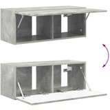  Komplet TV omaric 2 pcs Betonsko siva Konstruiran les, (5000132269) | Shoptok.si