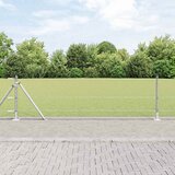  Heksagonalna ograda s betonskom osnovom 100 x 0,6 m Srebrna | shoptok.hr