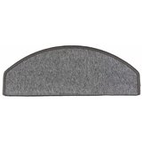  Prostirke za stepenice 10 kom 65x24x4 cm tamno sive poluokrugle velike | shoptok.hr