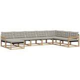  Set vanjskih sofa 8 pcs Čvrsto drvo akacije | shoptok.hr