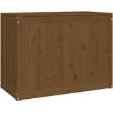  Kutija za rublje boja meda 88,5 x 44 x 66 cm masivna borovina | shoptok.hr