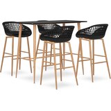  5-dijelni barski set crni Cijene