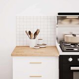 vidaXL Kuhinjska delovna plošča 60x63,5x2,7 cm trdna hrastovina | Shoptok.si