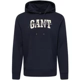 Gant Sweater majica morsko plava / bijela