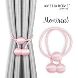  Curtains - accessories MONTREAL color powder pink ameliahome | shoptok.hr