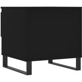  Stolić za kavu crni 50 x 46 x 50 cm od konstruiranog drva | Eponuda.com
