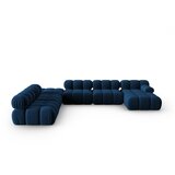 Micadoni Home modra žametna sedežna garnitura 379 cm bellis – Cene