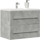 Ormarić za umivaonik siva boja betona 60 x 38 5 x 48 cm iverica | shoptok.hr