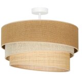  Duolla - Plafonski luster YUTE TRIO 1xE27/15W/230V, prečnik 45 cm, braon/siva/bež | Eponuda.com