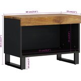 TV ormarić 60x33x43,5 cm od masivnog drva manga | shoptok.hr