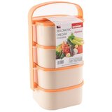 Orion Plastična 4-nadstropna škatla za kosilo 4 x 1,15 l, (5000019906) | Shoptok.si