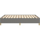  Okvir za krevet bez madraca tamnosivi 140 x 190 cm od tkanine | shoptok.hr