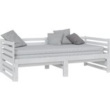  Dnevni ležaj na izvlačenje bijeli od borovine 2 x (90x200) cm | Eponuda.ba