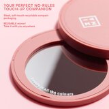 3INA The No-Rules Powder višenamjenska šminka za oči, usne i lice nijansa 244 - Classic red, shimmer 8 g | shoptok.hr