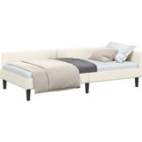  Krevetni okvir sa kutnim dizajnom Krema 100 x 200 cm | shoptok.hr