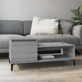 vidaXL Klubska mizica Siva sonoma 100x50x45 cm inženirski les Cene