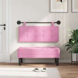 Držeće uzglavlje Zidne tkanina - Ružičasta 100 cm bez LED | shoptok.hr