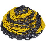 vidaXL 30 m Plastični Lanac za upozorenje Žuto-crni | shoptok.hr