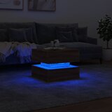 Ormarić za uzglavlje LED boja smeđeg hrasta 50x50x40 cm | Eponuda.com