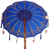  Suncobran s Postoljcem Plava Brown 250 cm Pamuk drvo | shoptok.hr