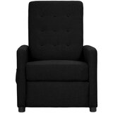  Masažna fotelja od tkanine crna | shoptok.hr