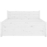  Okvir za krevet od masivnog drva bijeli 100 x 200 cm | shoptok.hr
