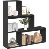 vidaXL Pregrada / regal za knjige 3 razine crni 123x29x123 cm drveni Cijene