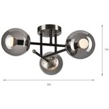  Plafonski luster MALENA 3xE14/5W/230V crna/zadimljena | Eponuda.com
