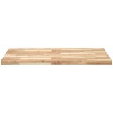 Stolna ploča 80 x 70 x 4 cm pravokutna od masivnog drva bagrema | Shoptok.si