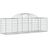  Lučne gabionske košare 7 kom 200x50x60/80 cm pocinčano željezo | shoptok.hr