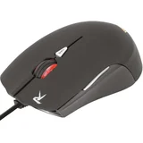 Gamdias, Optična gaming miška za PC s 6 gumbi, 2500 DPI, vgrajen pomnilnik, USB, Črna, (5000308868)